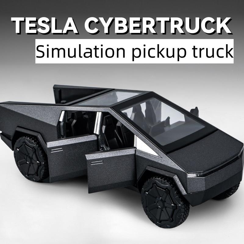 Tesla Cybertruck Diecast Alloy Model,1:32 Scale, Realistic & DetailedCollectible Car, Perfect Display Piecefor Tesla Lovers, Great Gift for AllAges