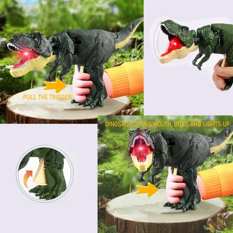 Electric Walking Dinosaur Toys - Small Tyrannosaurus Toy with Simulated Flame and Realistic Sounds, Best Gift