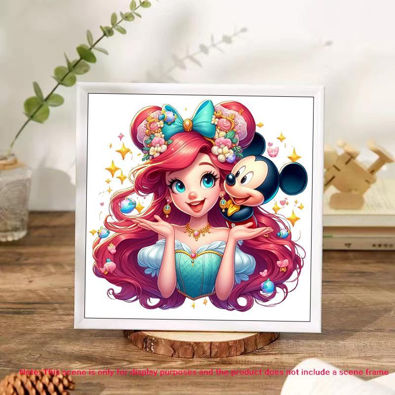 Cartoon Princess Pattern DIY Diamond Arts Colorful Painting Kit without Frame, DIY 5D Diamond Arts Colorful Painting Kit, Wall Art Decor for Home