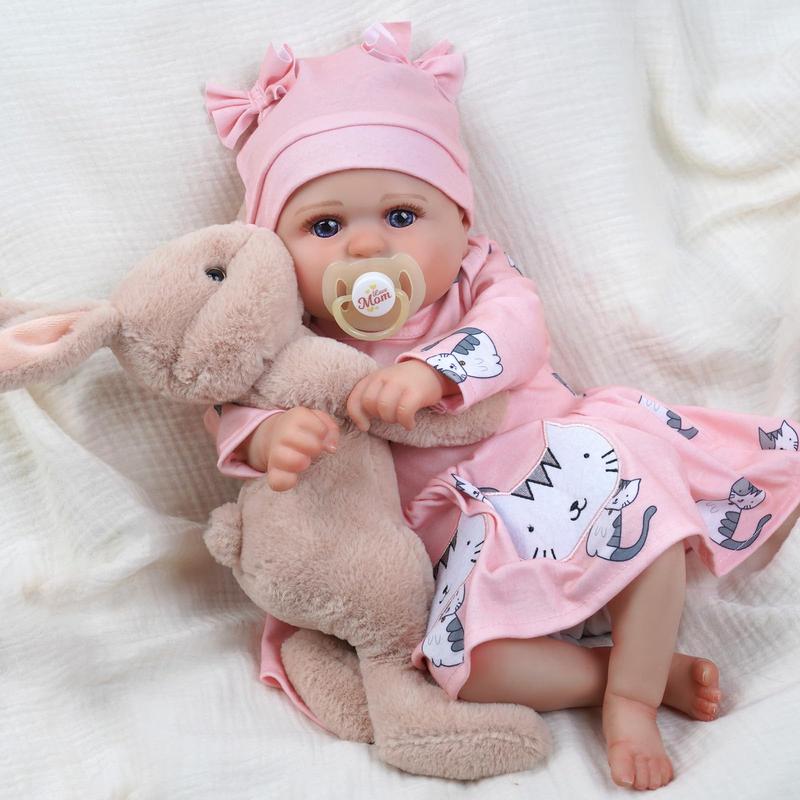 Babeside Series Realistic Lifelike Reborn Baby Dolls - Lovely Awake Realistic-Newborn Baby Dolls Soft Body, Valentine's Day Gift, Real Life Baby Dolls Girl with Gift Box for Kids Age 3+