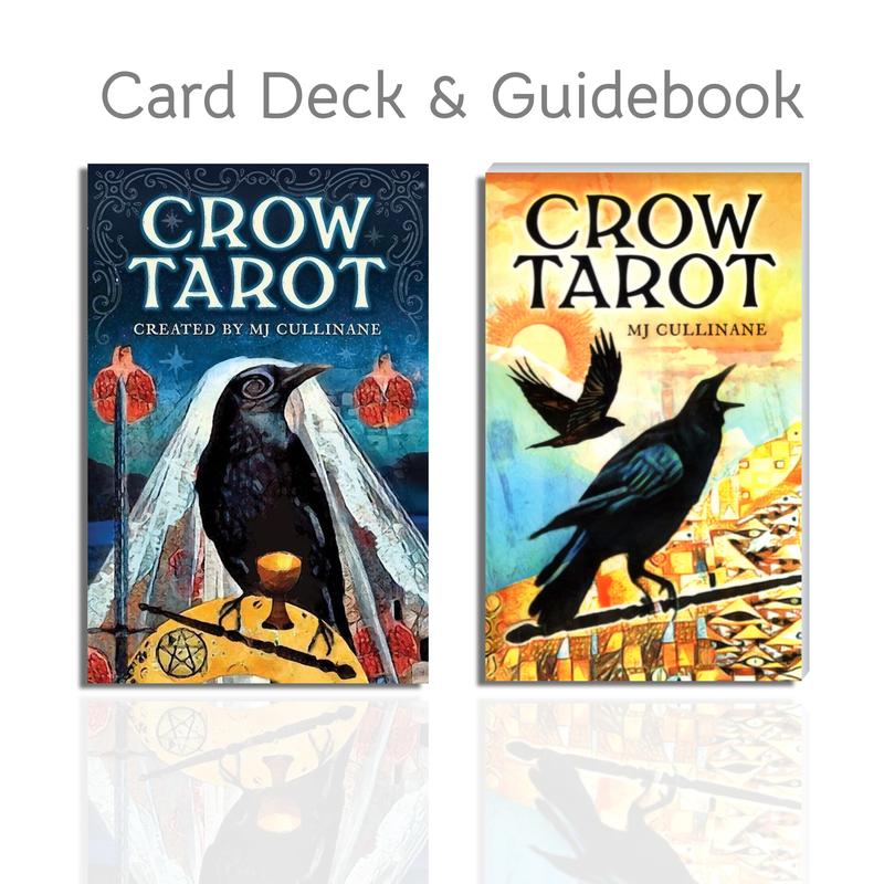 Crow Tarot Deck: 78 Tarot Cards and Guidebook; a divination tool for tarot reading, fortune telling, psychic readings, and spiritual work, tarot card deck, oracle card deck, animal tarot cards