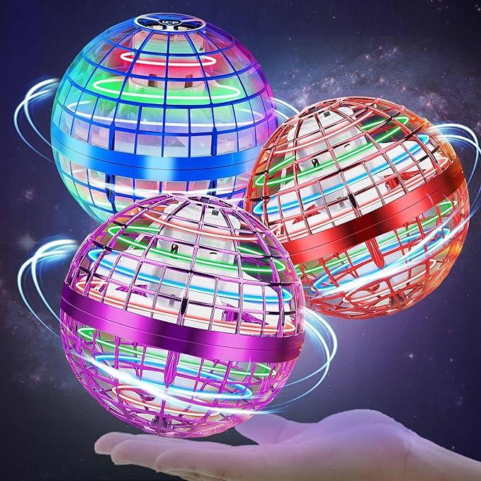 2024 Flying Orb Ball Toy,Cosmic Globe Boomerang Hover Ball Galactic Fidget Spinner,  Cool Toys Gift for 6 7 + Year Old Boys Girls Teens Outdoor Toys nerf  rebelle Large LED flying  ball Bubble Plane kids  fishing    ball hover ball air  planetoy LED Light