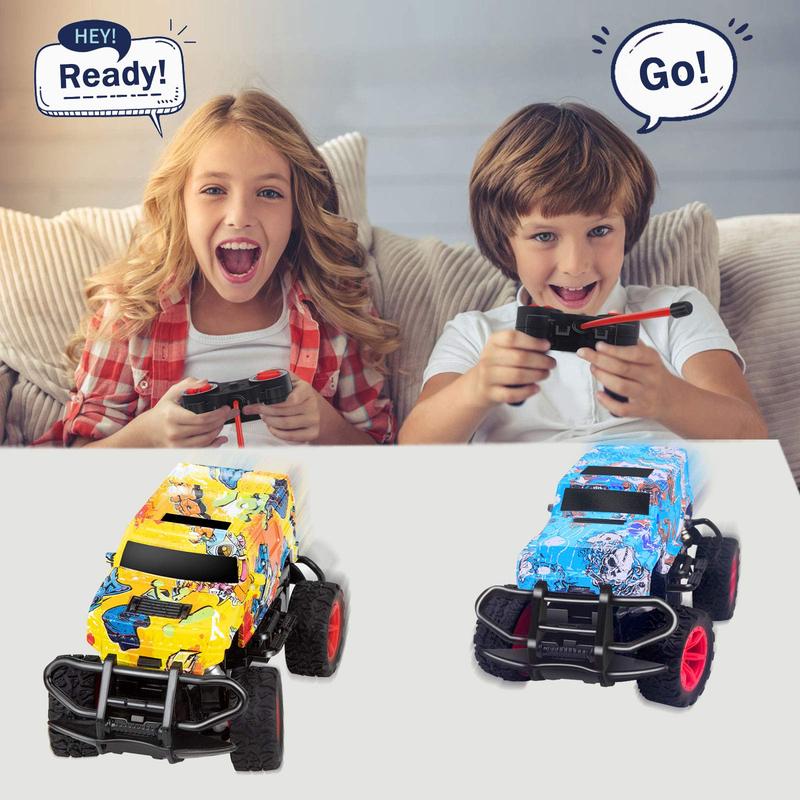 Kids Toys for 3 4 5 6 Year Old Birthday Gift, Remote Control Car for Boys 3-5 RC Trucks Age 4-7, Christmas Teen Gifts for 3-7 Year Old , Toddler Age 3-6