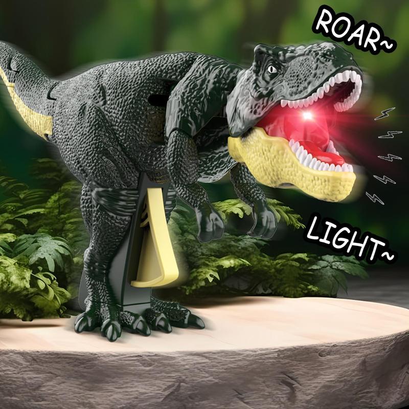 Electric Walking Dinosaur Toys - Small Tyrannosaurus Toy with Simulated Flame and Realistic Sounds, Best Gift