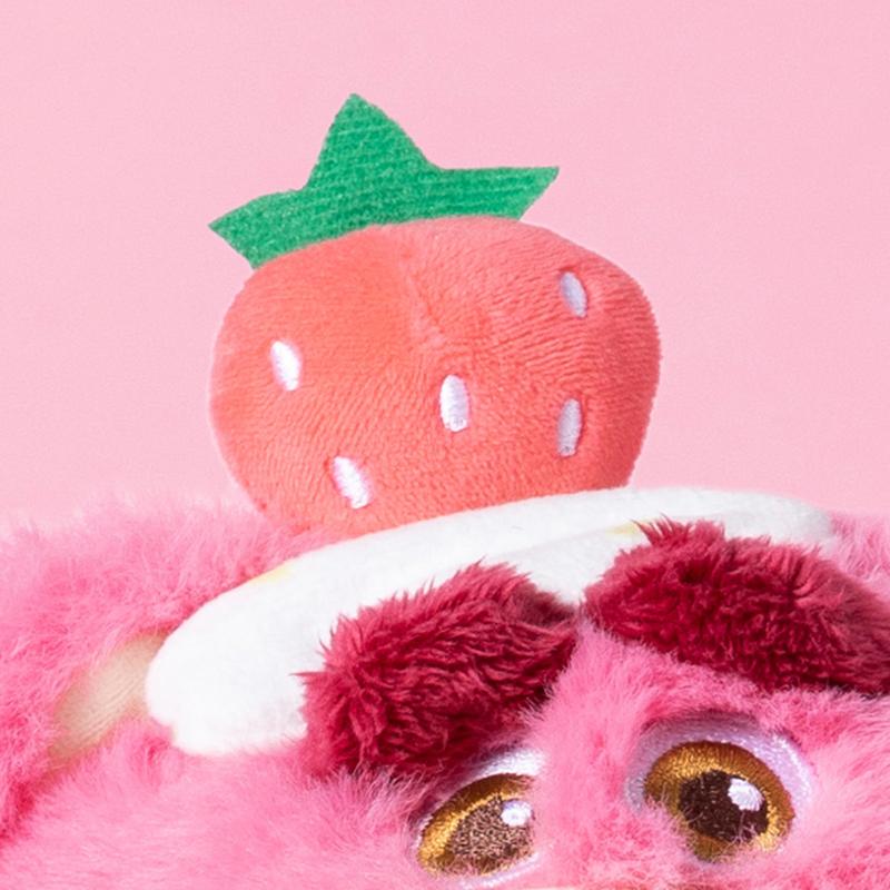 Disney Strawberry Bear Plush Doll Small Size Stuffed Animal Stuffed Toys Gift For Girls Boys Plush Toys Huggable Adorable Toys Birthday Gift Disney Pixar Happy Bakery Series