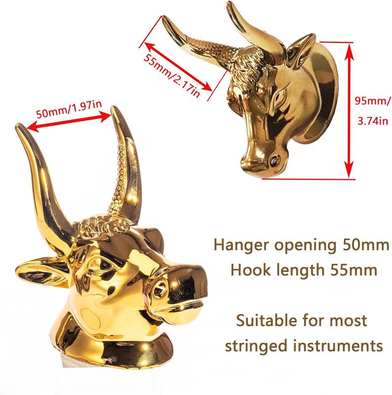 Bull Head Guitar Holder Wall Hanger Guitar Holder for Bass Electric Acoustic Guitar