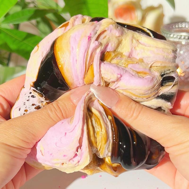 DIY Slime - Pink Milk Shaken Espresso • DIY Slime Kit • Slime Gift Set • Clear Slime + Butter Slime + Sprinkle Mix