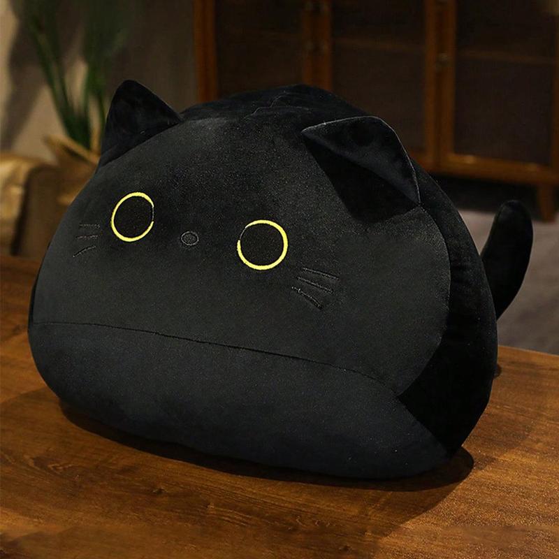 Cute Cat Design Plush Toy, Soft Stuffed Animal Plush Sleeping Toy, Kawaii Pillow Plushies, Comfy Stuffed Cushion Pillow, Home & Office Ornaments