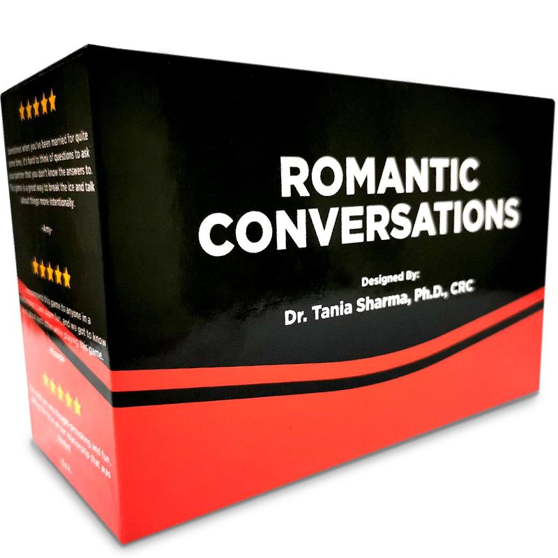 Romantic Conversation Game for Couples - 400 Conversation Starters and Activities cards