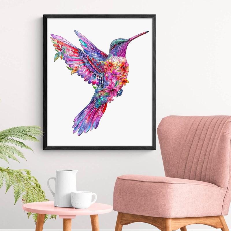 Hummingbird-3 Wooden Jigsaw Puzzle for Kids and Adults