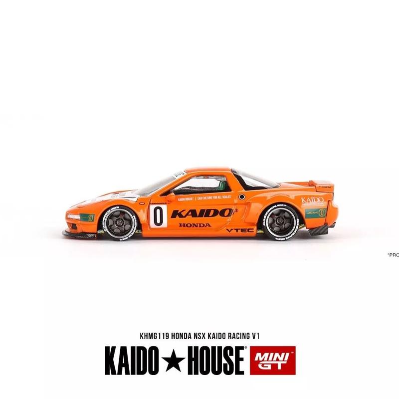 Mini GT x Kaido House 1:64 Honda NSX Kaido Racing V1 Orange KHMG119