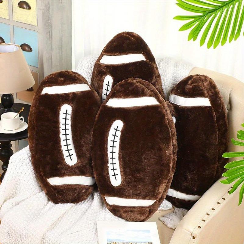 Football Pillow Plush Pillow Sports Style Pillow Home Decoration Bedroom Decoration, Sports Style Room Decoration, Super Soft Pillow, Christmas, Easter Gift