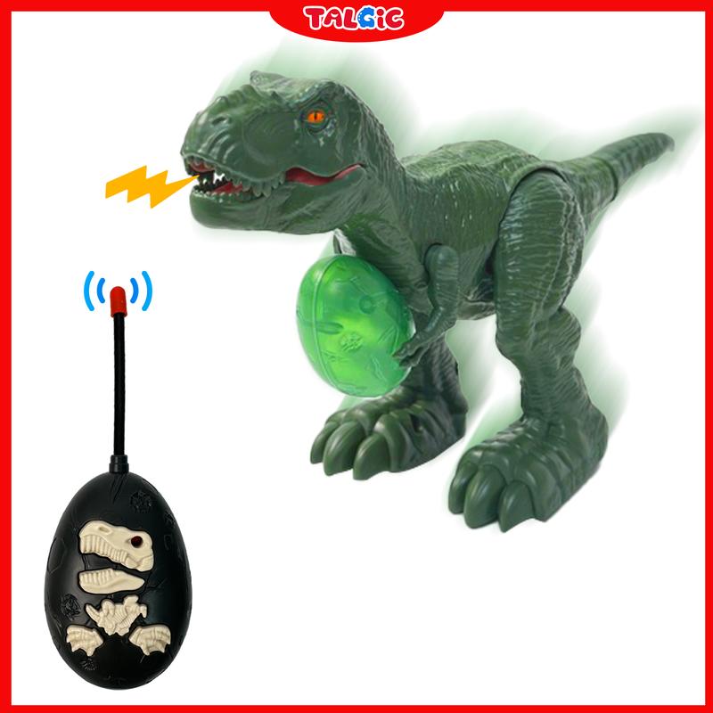 [Gift for you]Remote Control Glowing Egg Electric Dinosaur, Tyrannosaurus Rex Animal Toy for over 3 4 5 6 Years Old Children's Toys