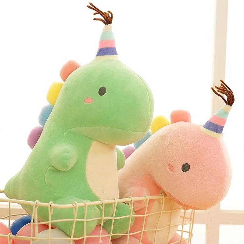 Cute Dinosaur Design Plush Toy, 1 Count Stuffed Animal Plushie, Soft and Comfy Plush Cushion, Lovely Pillow, Summer Gift, Back to School