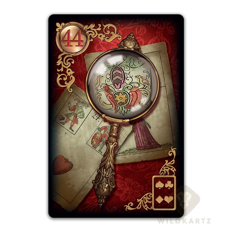 Gilded Reverie Lenormand Expanded Edition: 47 Gilded Cards & Guidebook, divination tool for oracle reading, psychic reading, fortune telling, tarot card deck, oracle card deck