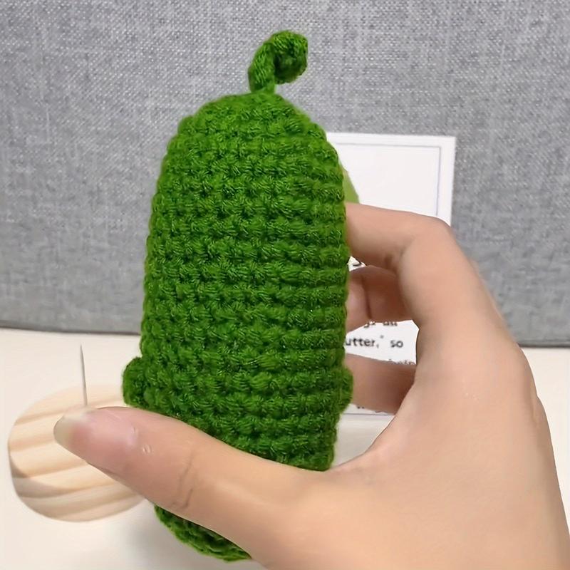 One Piece Positive Knitting Doll with Inspiring Card Reduce Pressure Toy Funny Desk Car Unique Decoration Ornament for Birthday Gifts Party Decoration