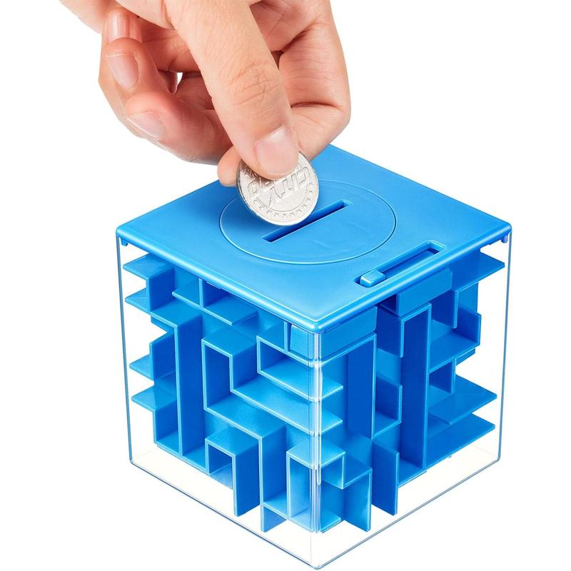 Patelai 4 Pack Money Maze Puzzle Boxes for Cash Gift, Funny Money Holder Maze Puzzle Gift Boxes, Fun Unique Way and Brain Teasers for Kids and Adults