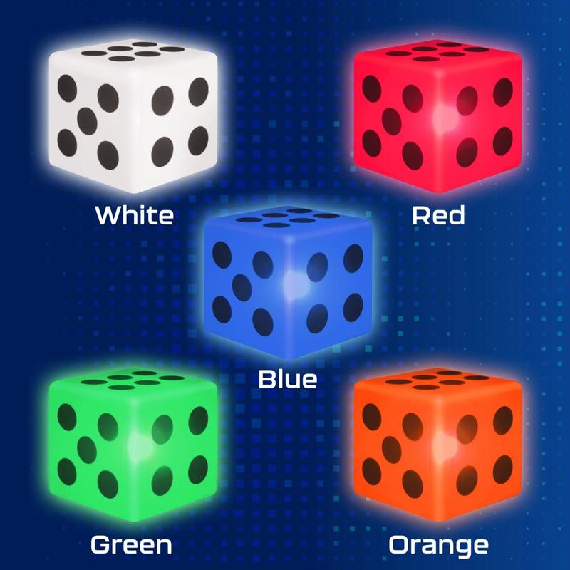 Jumbo Dice, Light-Up Game, for All Ages,