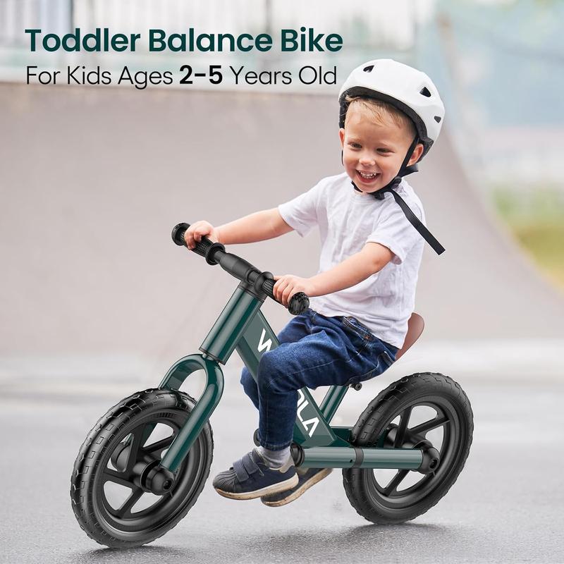 Toddler Balance Bike 2 Year Old - No Pedal Bike for Kids 24 Months to 5 Years Old, Tool-Free with Adjustable Seat, Gift Bike for 2-5 Boys Girls