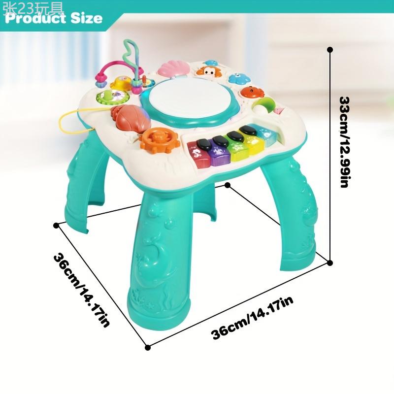 Baby & Toddler Toys, Baby Activity Center 6 To 12-18 Month Old, Learning Musical Table Toys For 1 2 3 Year Old Boys Girls Gifts Shipping Without Battery, As Halloween And Christmas Gifts