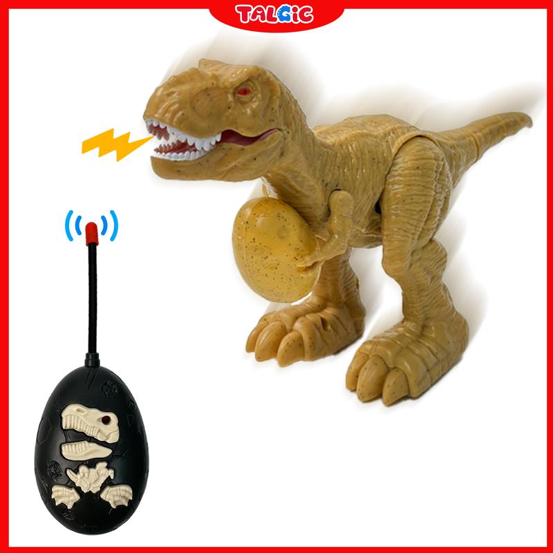 [Gift for you]Remote Control Glowing Egg Electric Dinosaur, Tyrannosaurus Rex Animal Toy for over 3 4 5 6 Years Old Children's Toys