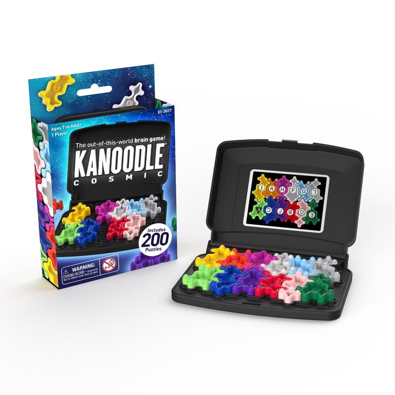 Educational Insighs Kanoodle Cosmic Edition: Brain Teaser Puzzle Game with 200 Challenges & 12 Pieces