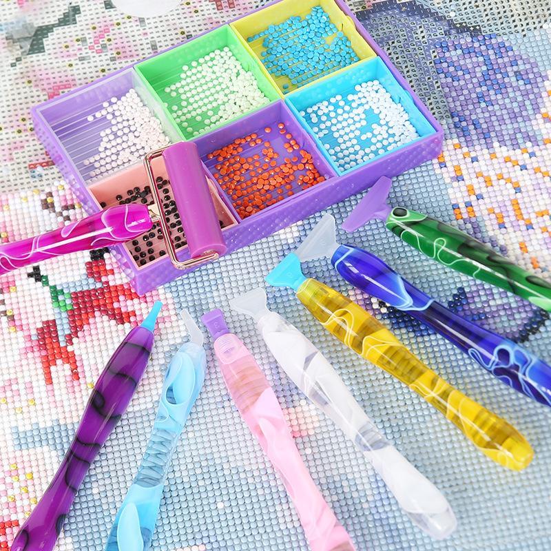 Diamond Arts Colorful Painting Pen, DIY Painting Tool Set, DIY Diamond Arts Colorful Painting Accessories, Christmas Gift