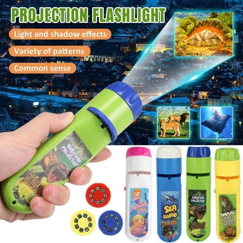 STONESTAR Torch Night Projector Light Eductional Toy For 2 4 6 8 10 Year Old Kids Girl Boy