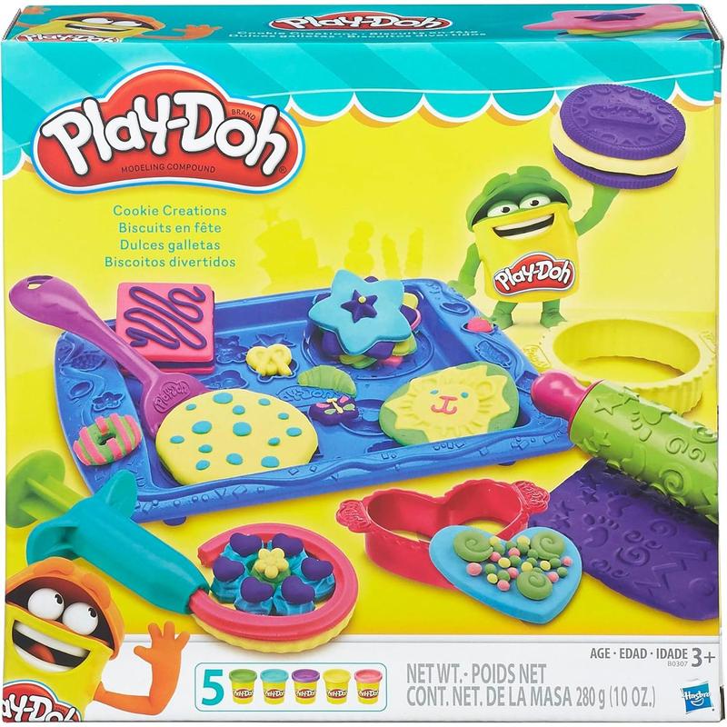 Play-Doh Kitchen Creations Cookie Creations Play Food Set for Kids 3 Years and Up with 5 Non-Toxic Play-Doh Colors ( Exclusive)