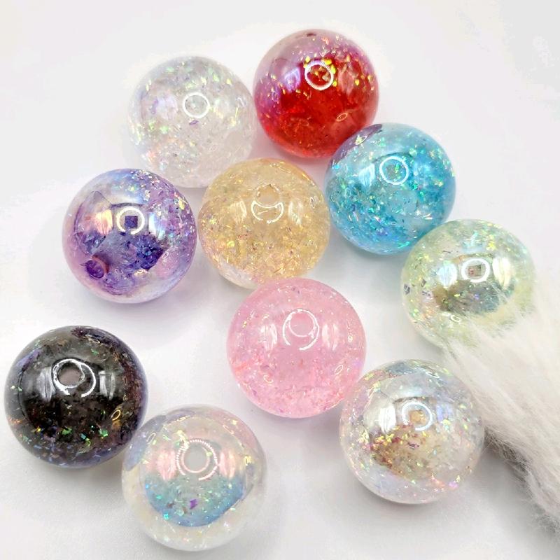 Assorted Round Beads for Jewelry Making -