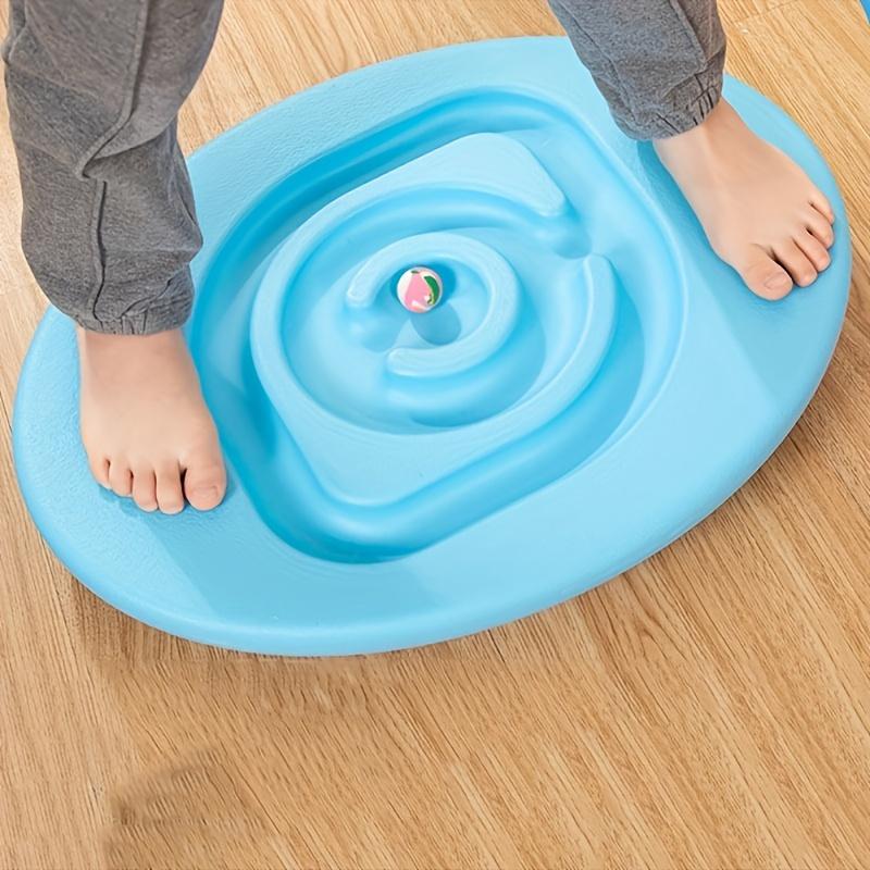 Children's Sensory Snail Wood Surf Balance Board, Plastic Egg-Shaped Balance Table, Concentration Training Toys, Family Fitness Equipment, Halloween Christmas Gifts, Carnival, Available in Red, Yellow, Blue, Green, Pink