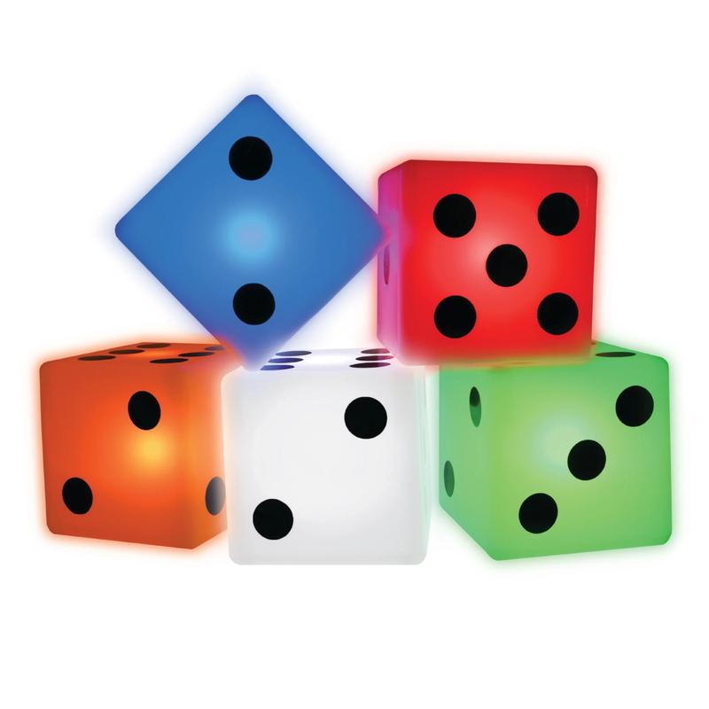 Jumbo Dice, Light-Up Game, for All Ages,