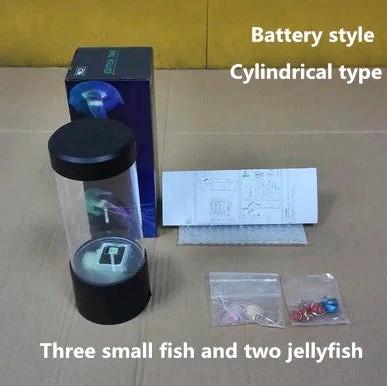 Electronic Jellyfish Aquarium Pet Toys - Creative Office Boy Girl Gift Ornaments