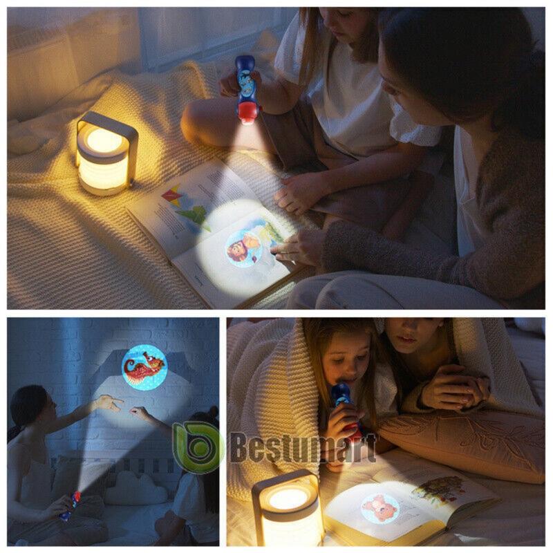 STONESTAR Torch Night Projector Light Eductional Toy For 2 4 6 8 10 Year Old Kids Girl Boy