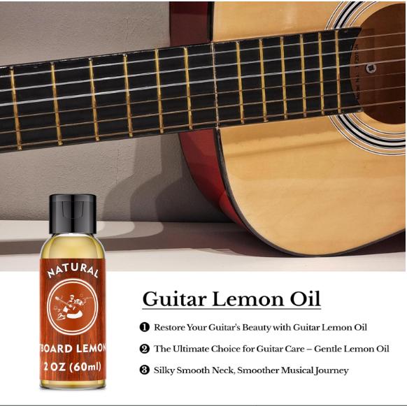 Guitar Cleaning,All IN ONE Kit,fretboard Lemon oil,Polish,Guitar String-cleaner,Guitar string winder,Cleaning cloth for guitar cleaning and maintenance