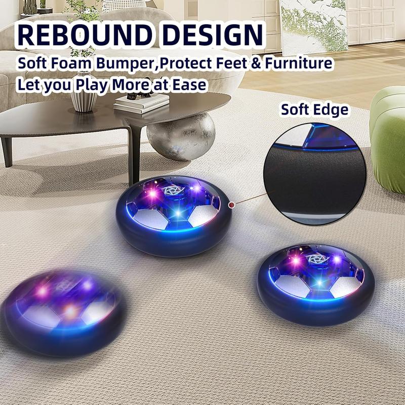 2 Pack Hover Soccer Ball, LED Light Soccer Ball Toys, Indoor Outdoor Games, Christmas Gifts