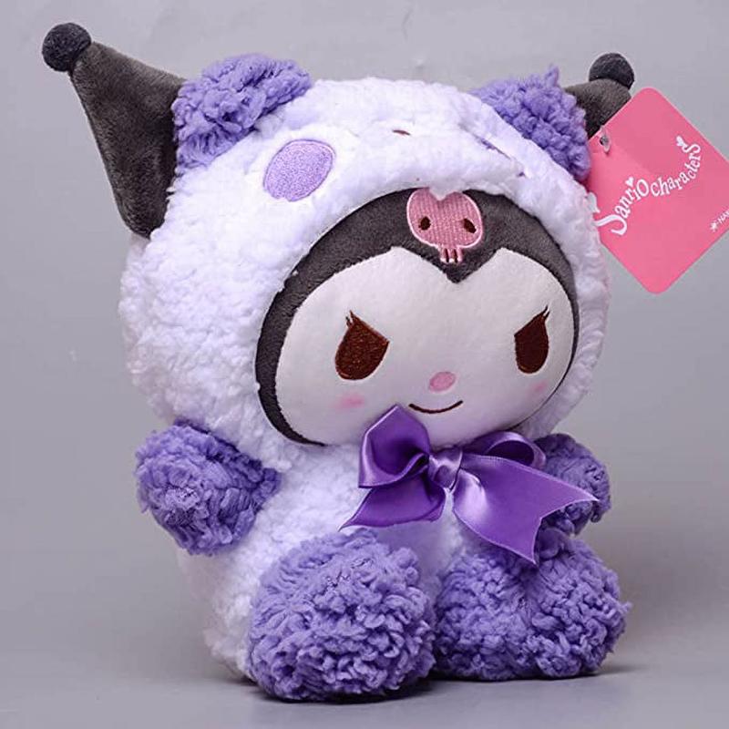 7.9inch Purple Cute Cat Plush Toy, Kawaii Plush Doll, Cute Cartoon Plush Soft Doll, Girl's Gift, Fan Birthday Valentine's Day