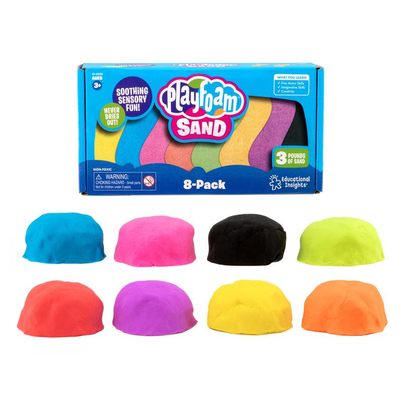 Educational Insights Playfoam Sand 8 Pack, Agwa 3+