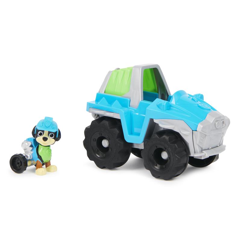 PAW Patrol, Rex’s Dinosaur Rescue Vehicle, Toy Truck with Collectible Action Figure, Sustainably Minded Kids Toys for Boys & Girls Ages 3 and Up