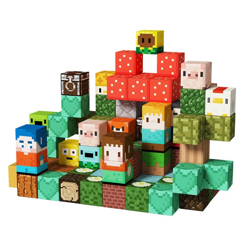 GobiDex Game-based Build My Own Villages Magnetic Blocks Toys in Giftable Package 48 100Pcs