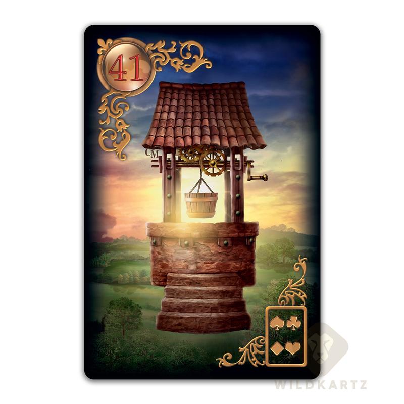 Gilded Reverie Lenormand Expanded Edition: 47 Gilded Cards & Guidebook, divination tool for oracle reading, psychic reading, fortune telling, tarot card deck, oracle card deck