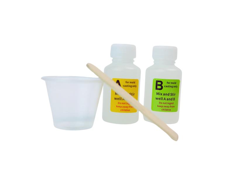 Picky Party SINGLE Silicone Refill Kit - Two 1oz. Liquid Bottles, Mixing Cup, Stirrer, and Gloves