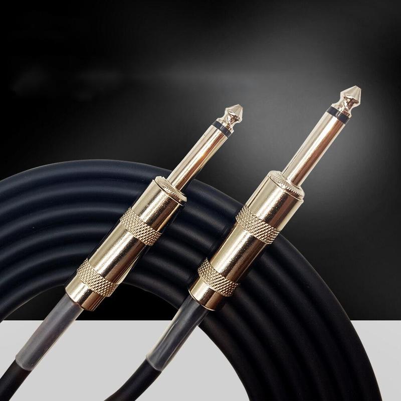 Guitar Audio Cable, 1 Count 6.5 Bass Electric Box Universal Noise Reduction Audio Connection Cable, Music Accessories