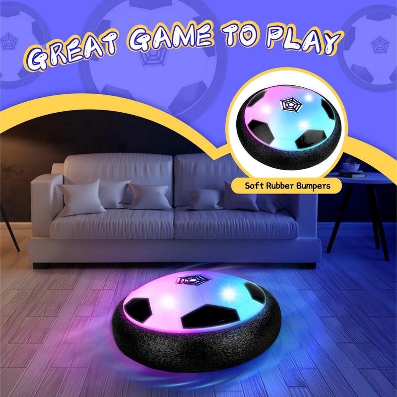 Hover Soccer Ball Air Power Training Football for Indoor&Outdoor Play Fun Birthday Gift for Kids Ages 3-12 Perfect Soccer Toy for Boys&Christmas gift