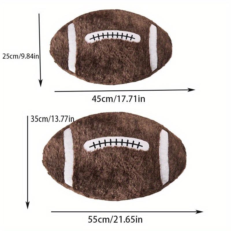 Football Pillow Plush Pillow Sports Style Pillow Home Decoration Bedroom Decoration, Sports Style Room Decoration, Super Soft Pillow, Christmas, Easter Gift