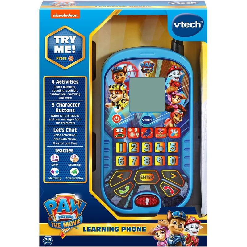 VTech PAW Patrol - The Movie: Learning Phone, Blue