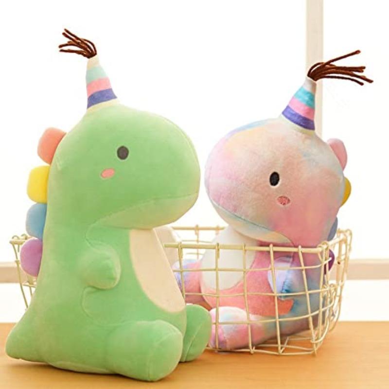 Cute Dinosaur Design Plush Toy, 1 Count Stuffed Animal Plushie, Soft and Comfy Plush Cushion, Lovely Pillow, Summer Gift, Back to School