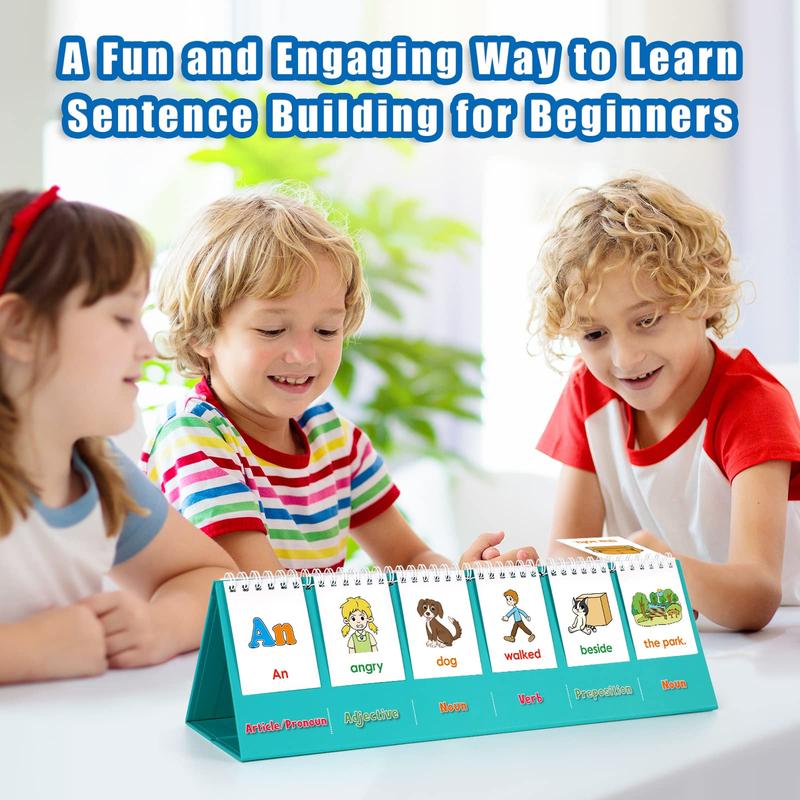 Aizweb Silly Sentence Building, Learn to Read for 1st 2nd Grade Special Education Classroom Must Have,Homeschool Educational Toy Reading Learning Game