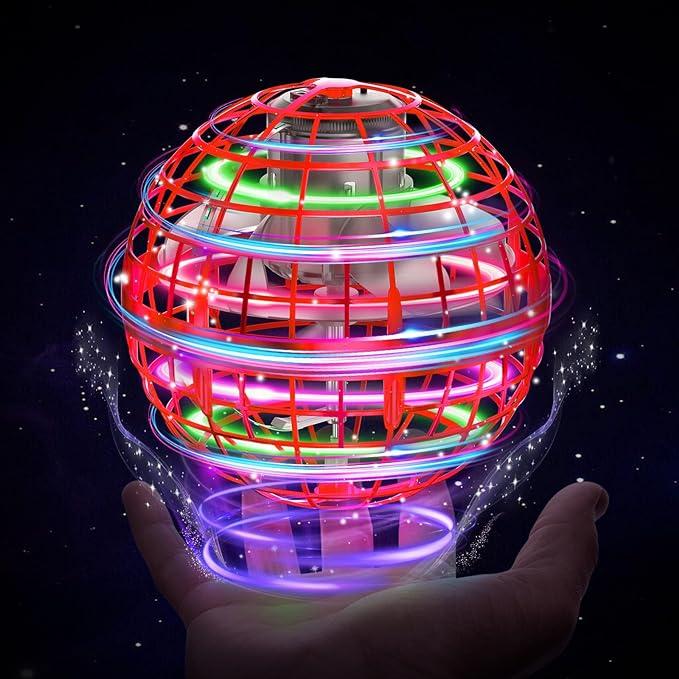 2024Upgraded Flying ball toy, hand-controlled loop hover ball, outdoortoy for boys and girls. LEDcool.christmas christmas 2024 ornament LED Light