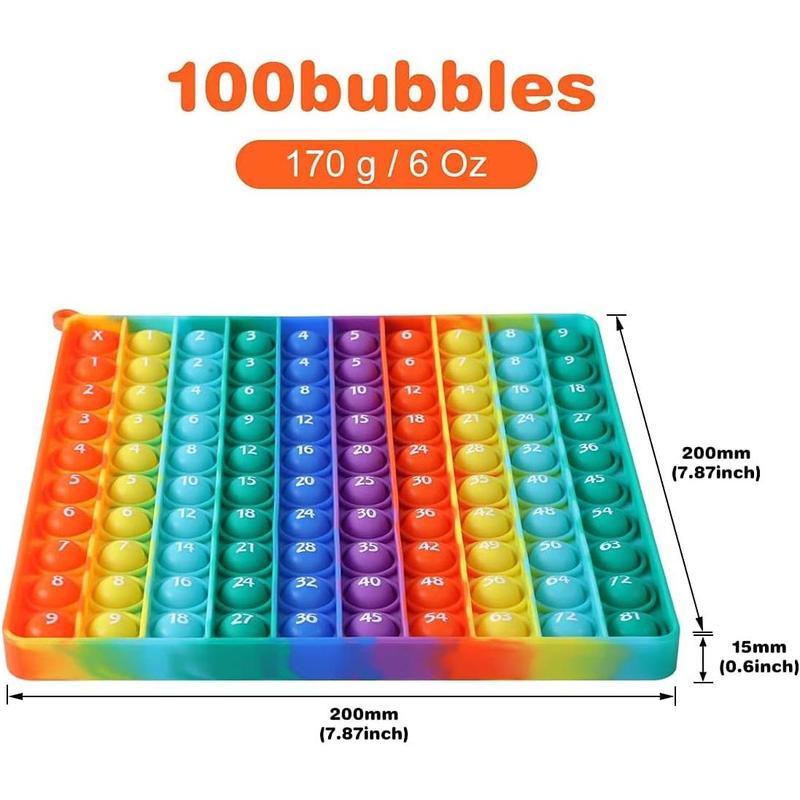 Multiplication game table math game digital table toys, children learning game toys can relieve stress, suitable for boys and girls to do a variety of math operations,